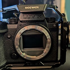 Panasonic LUMIX S5IIX + Neewer Cage Sirui Handle SSD Holder128GB V90 Card